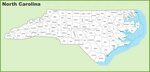 printable north carolina county map - Google Search North ca